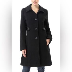 Nine West Wool Blend Walking Coat Size 6